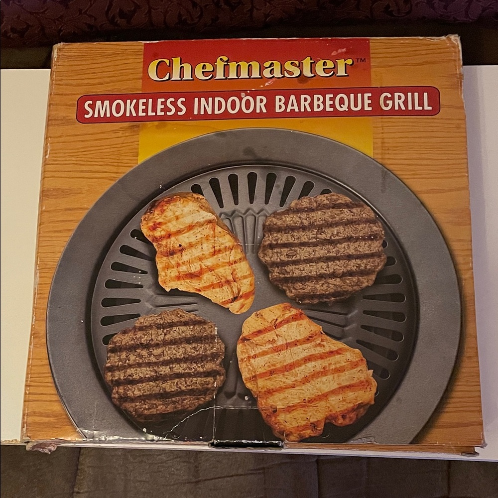 Smokeless Indoor Barbeque Grill - Gray